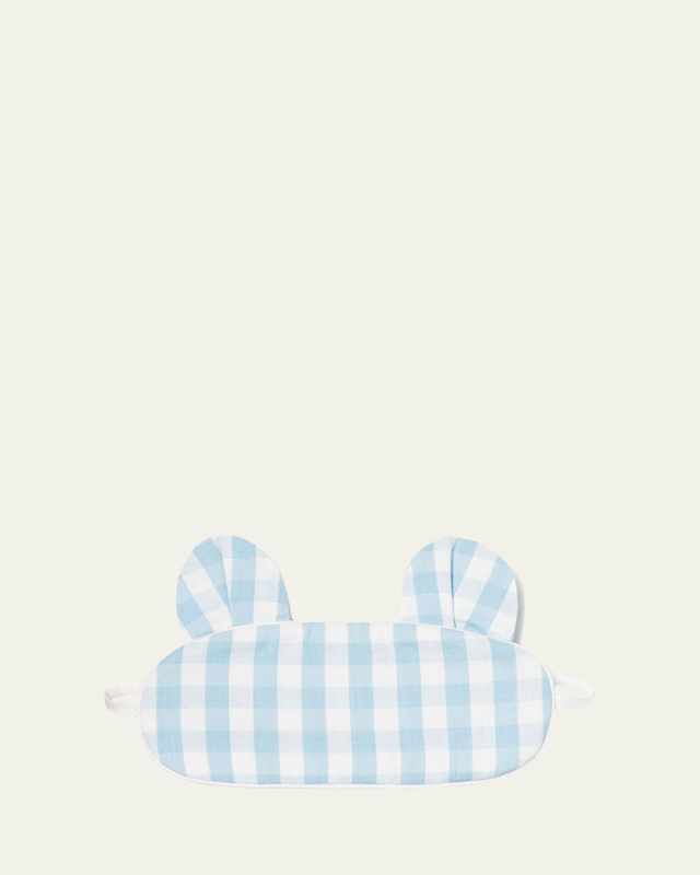 Kids' Bear-y Sweet Gingham Eye Mask